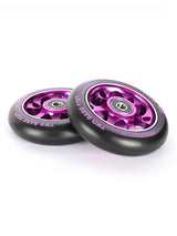 TBF Alloy Series Scooter Wheels - Super Six (Purple Pair 2 x Wheels)