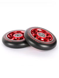TBF Alloy Series Scooter Wheels - Super Six (Red Pair 2 x Wheels)