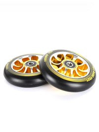 TBF Alloy Series Scooter Wheels - V10 (Gold Pair 2 x Wheels)