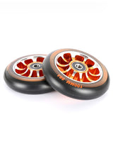TBF Alloy Series Scooter Wheels - V10 (Orange Pair 2 x Wheels)