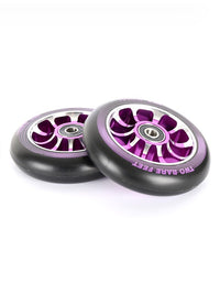 TBF Alloy Series Scooter Wheels - V10 (Purple Pair 2 x Wheels)