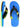 Two Bare Feet Alpha Mens Sandals (Blue / Lime)