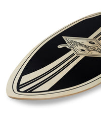 Two Bare Feet Original Boarding Co 41" Skimboard (Black)