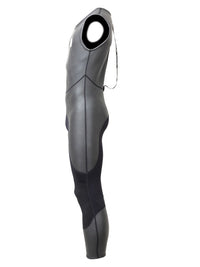 Two Bare Feet Enduro Sleeveless 2.5mm Mens Mesh Surf Suit (Black)