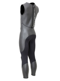 Two Bare Feet Enduro Sleeveless 2.5mm Mens Mesh Surf Suit (Black)