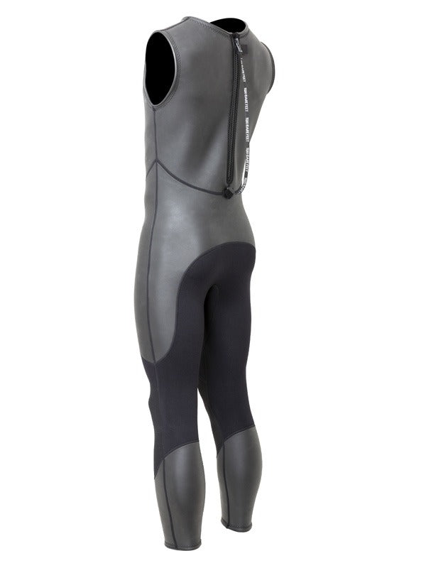 Two Bare Feet Enduro Sleeveless 2.5mm Mens Mesh Surf Suit (Black)