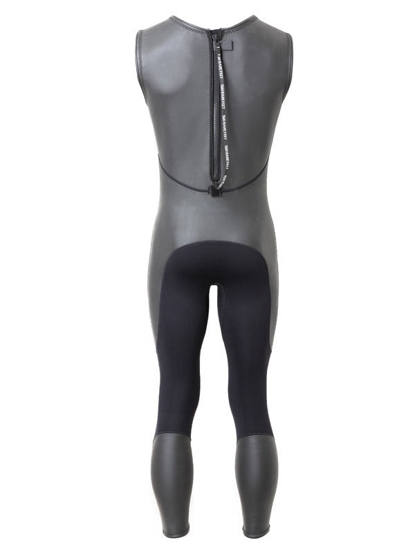 Two Bare Feet Enduro Sleeveless 2.5mm Mens Mesh Surf Suit (Black)