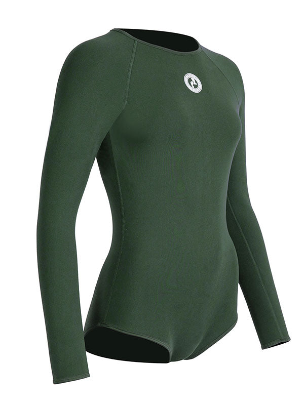 Two Bare Feet Arabella 2mm Superstretch Neoprene Womens Suit (Khaki Green)