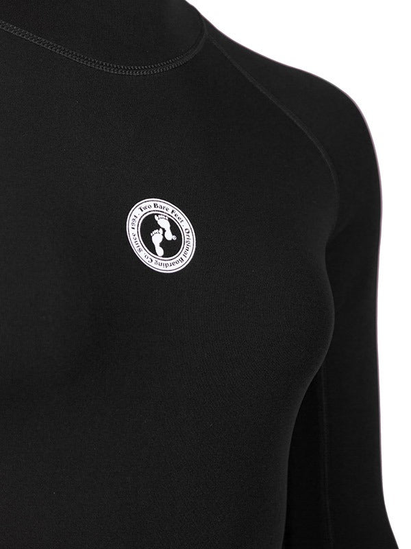 Two Bare Feet Arabella 2mm Superstretch Womens One Piece Shorts Suit (Black)