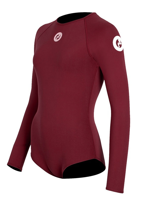 Two Bare Feet Arabella 2mm Superstretch Neoprene Womens Suit (Burgundy)