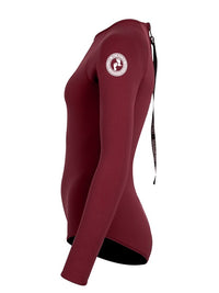 Two Bare Feet Arabella 2mm Superstretch Neoprene Womens Suit (Burgundy)