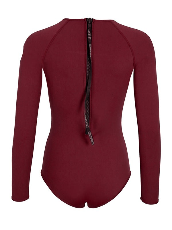 Two Bare Feet Arabella 2mm Superstretch Neoprene Womens Suit (Burgundy)