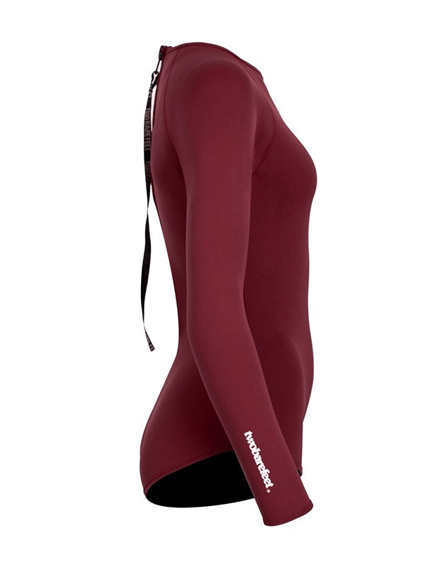 Two Bare Feet Arabella 2mm Superstretch Neoprene Womens Suit (Burgundy)