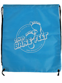 Two Bare Feet Swim Bag / Sports Gym Drawstring Bag (Aqua)