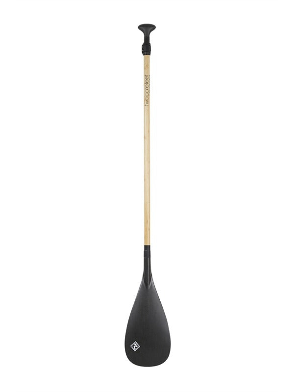 Two Bare Feet Bamboo Carbon Pro 3-Piece SUP Paddle