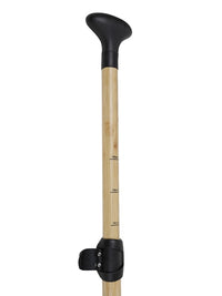 Two Bare Feet Bamboo Carbon Pro 3-Piece SUP Paddle