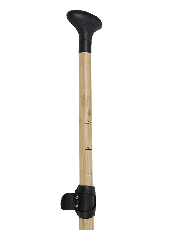 Two Bare Feet Bamboo Carbon Pro 3-Piece SUP Paddle