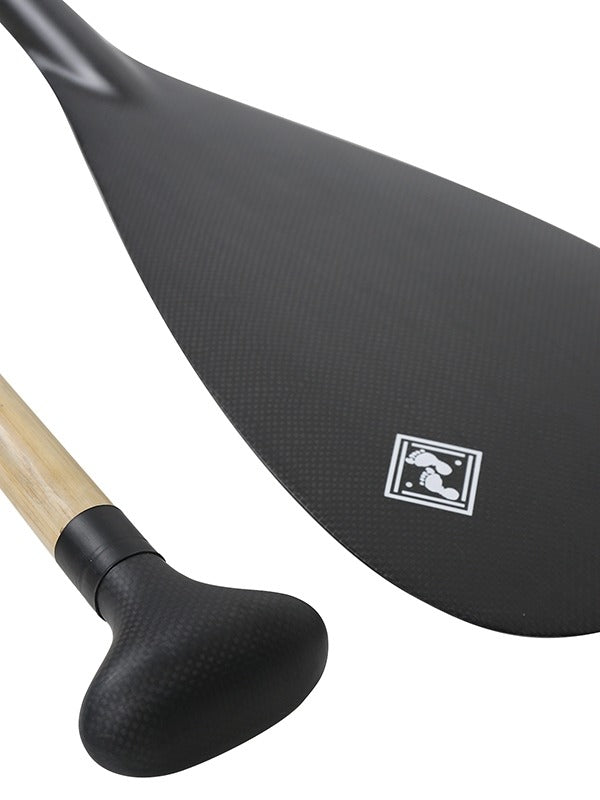 Two Bare Feet Bamboo Carbon Pro 3-Piece SUP Paddle