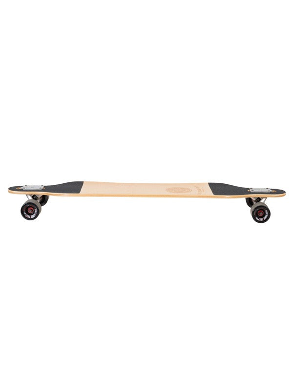 Two Bare Feet Bilbao 42in Canadian Maple Longboard Skateboard Complete (Black Wheels)