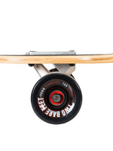 Two Bare Feet Bilbao 42in Canadian Maple Longboard Skateboard Complete (Black Wheels)