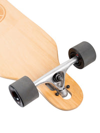 Two Bare Feet Bilbao 42in Canadian Maple Longboard Skateboard Complete (Black Wheels)