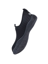 Two Bare Feet Slip On Junior Aqua Shoes (Black)