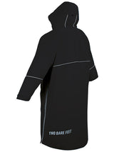 Two Bare Feet Hi-Vis Waterproof Lightweight Riding Robe (Black/Raspberry)