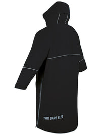 Two Bare Feet Hi-Vis Waterproof Lightweight Riding Robe (Black/Sea Green)