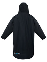 Two Bare Feet Kids Weatherproof Changing Robe with Changing Mat (Black/Blue)