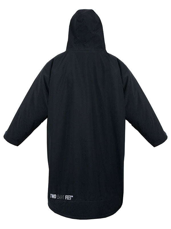 Two Bare Feet Kids Weatherproof Changing Robe with Changing Mat (Black/Charcoal)
