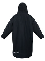 Two Bare Feet Kids Weatherproof Changing Robe with Changing Mat (Black/Charcoal)