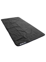 Sherpa Lined Waterproof Beach Travel Blanket (Black/Charcoal)