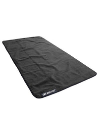 Sherpa Lined Waterproof Beach Travel Blanket (Black/Charcoal)