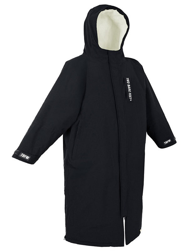 Two Bare Feet Waterproof Lightweight Riding Robe (Black/Cream)
