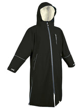 Two Bare Feet Hi-Vis Waterproof Lightweight Riding Robe (Black/Cream)