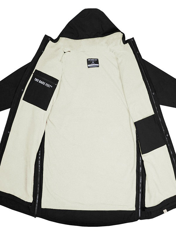 Two Bare Feet Waterproof Lightweight Riding Robe (Black/Cream)