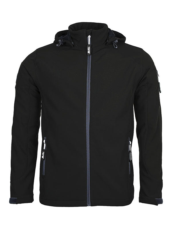 Mens Softshell Waterproof Jacket (Black)