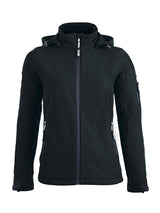 Womens Softshell Waterproof Jacket (Black)