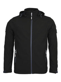 Mens Softshell Waterproof Jacket (Black)