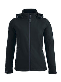 Womens Softshell Waterproof Jacket (Black)