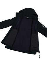 Womens Softshell Waterproof Jacket (Black)