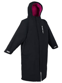 Two Bare Feet Waterproof Lightweight Riding Robe (Black/Raspberry)