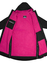Two Bare Feet Waterproof Lightweight Riding Robe (Black/Raspberry)