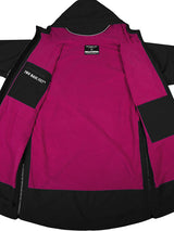 Two Bare Feet Hi-Vis Waterproof Lightweight Riding Robe (Black/Raspberry)