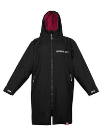 Kids Core Waterproof Changing Robe (Black/Raspberry)