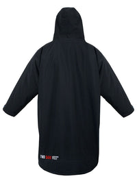 Two Bare Feet Kids Weatherproof Changing Robe with Changing Mat (Black/Red)