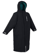 Two Bare Feet Waterproof Lightweight Riding Robe (Black/Sea Green)