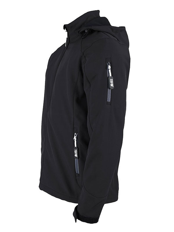 Mens Softshell Waterproof Jacket (Black)
