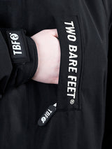 Two Bare Feet Waterproof Lightweight Riding Robe (Black/Raspberry)