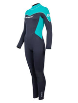 Two Bare Feet SupaFlex 4/3mm Womens Winter Wetsuit (Black/Teal)